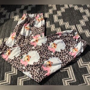 Santa Leopard Print Joggers/Lounge Pants